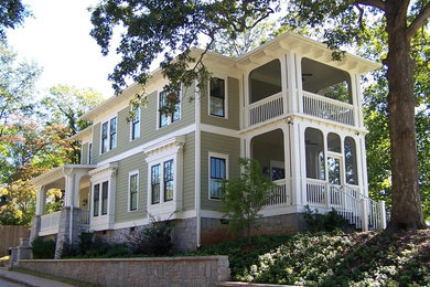 Example of a classic exterior home design in Atlanta