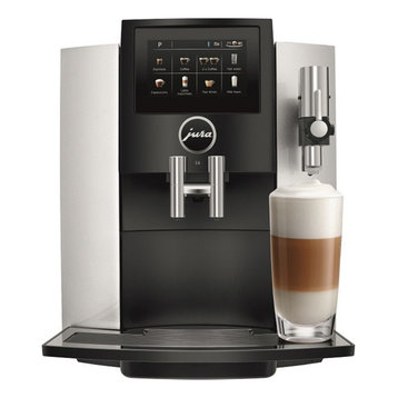 Jura Super-Automatic Touchscreen Espresso Machine S8, Moonlight Silver