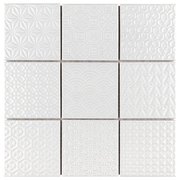 Spirit White Porcelain Floor and Wall Tile