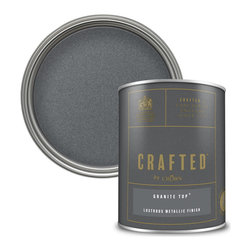 Crafted by Crown - Lustrous Metallic Finish - Granite Top - Paint