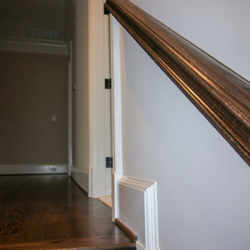 Project #45 | Curved Oak & Wrought Iron Staircase