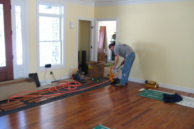 Hardwood Floor Install
