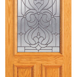 Mahogany Radius Li Front Single Door - Front Doors