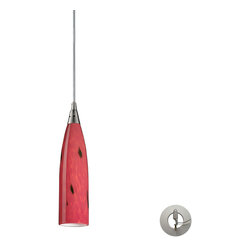 ELK Lighting - ELK Lighting Lungo 1-Light Mini Pendant - 501-1FR-LA - Pendant Lighting