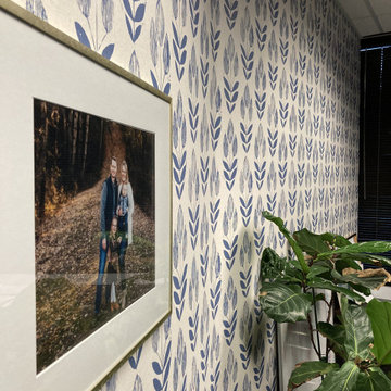 Grandview Dental office Wallpaper install and interior paint