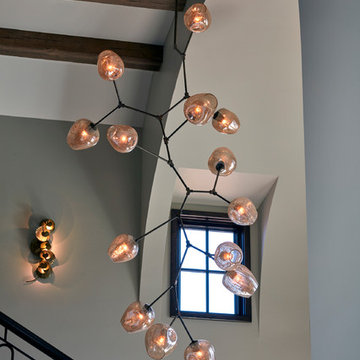 Custom Art Glass Chandelier