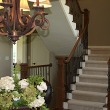 Stairs w/ Wrought Iron