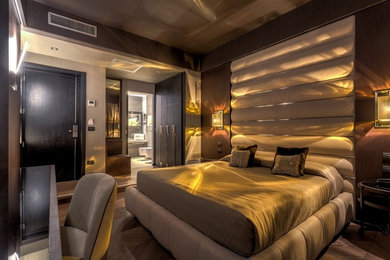 Ispirazione per una camera da letto contemporanea