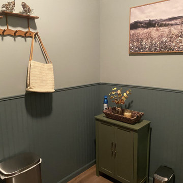 Vision Clinic Bathroom Remodel with LVP Flooring and New Vanities