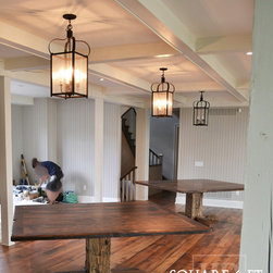 Reclaimed Wood (Sqaure) Pedestal Table - Products