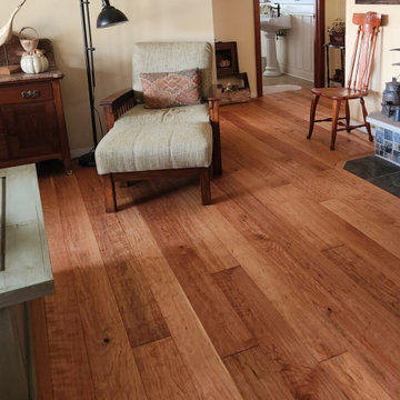 Hand-scraped Wide Plank American Cherry