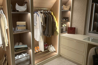 Luxury walk in wardrobe