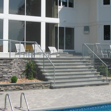Glass rails