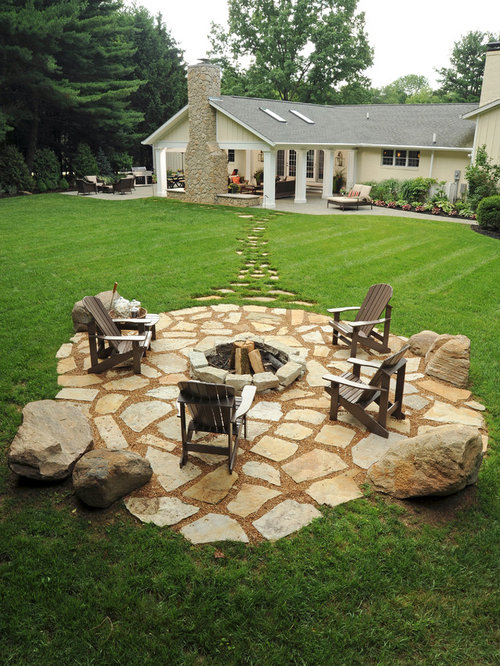 ideas pool design for area Traditional Patio   Design Photos Ideas, Houzz Remodels &