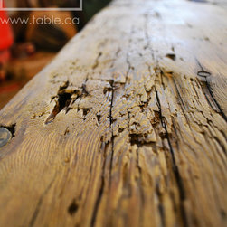 Ontario Barnwood Distressing Kept - Table Tops And Bases