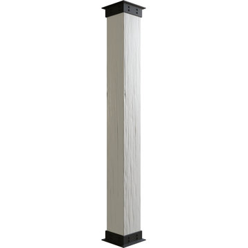 River Wood Endurathane Faux Wood Non-Tapered Square Column Wrap