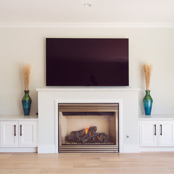Great room kitchen and living area remodeling in Sherman Oaks