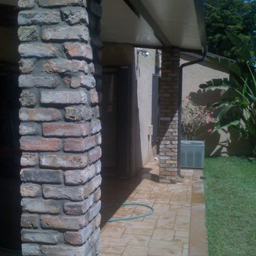 brick columns and block columns