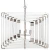 Nellcote Spiral Modern Classic Clear Acrylic 7 Layer Chandelier