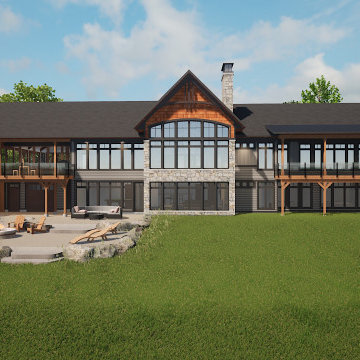 Centennial Lake Custom Waterfront Home
