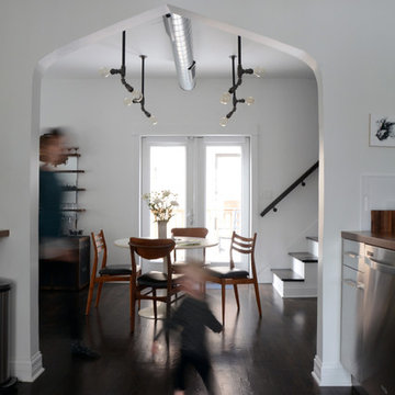 My Houzz: Eclectic Industrial Style in a Charming Chicago Home