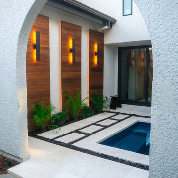 Black Pebble Courtyard