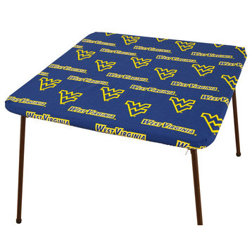 West Virginia Mountaineers Card Table Cover, 33"x33"