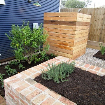 Herbs and Pond...beautiful hand made brick!