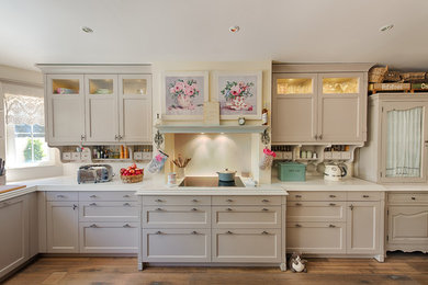 Example of a mountain style kitchen design in Other