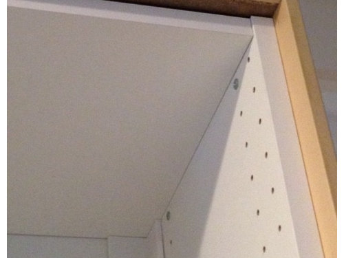 Please Help With Ikea Sektion Cover Panels, Ikea Refrigerator Cabinet Panel Removal
