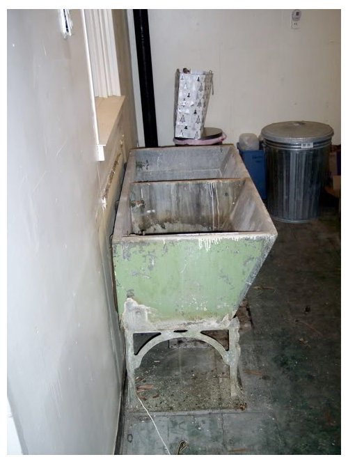 Old Double Laundry Sink Concrete Stone