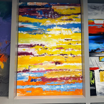 Modern Vibrant Abstract Art - Gleneagles Hospital @ Medini, Johor