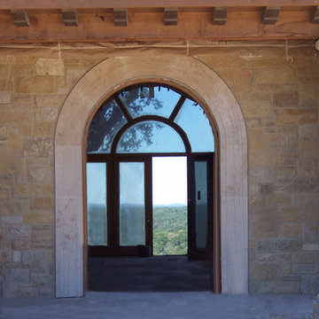 Door Surround with Tapered Columns