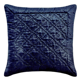 Pillow Decor - Visconti Gray Chenille Throw Pillow 21x21