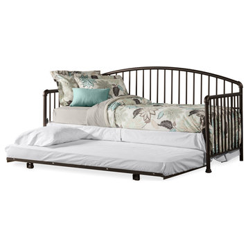 Hillsdale Brandi Metal Twin Size Daybed With Roll Out Trundle