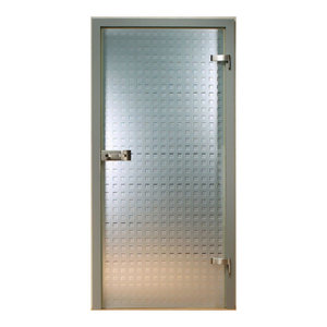 Interior Hinged Glass Door Handles Lock Set Contemporary