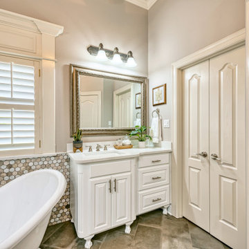 Transitional Master Bathroom Remodel