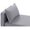 Rustic Manor Katarina Bench Upholstered, Linen, Light Gray