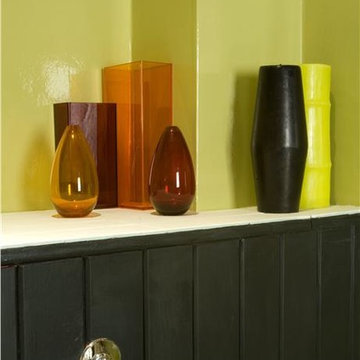 Bathroom in Churlish Green & Amp; Off-Black