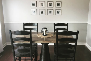 Boxcar Flooring Dinette with Cast Iron Machinery Base