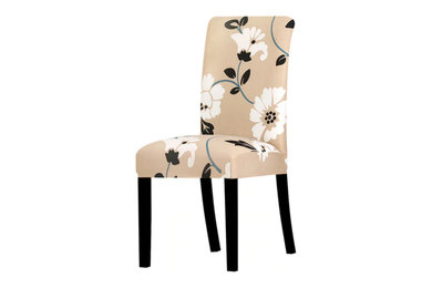 Floral and geometric designs Stretch Chair Covers