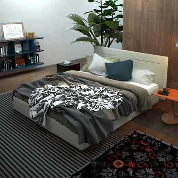 Modern Bedroom 3D Interior Rendering Berlin Germany