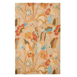 Safavieh 2'-6 x 4' Blossom BLM677A Beige Multi Rug