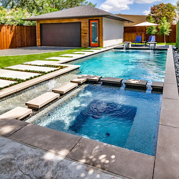 Geometric Pool Designs Dallas, Highland Park & Plano
