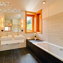 Antique Bathrooms Basalt Stone Floors - Tile