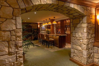 Trendy home bar photo in Philadelphia