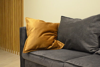 Производство дивана и пуфа для интерьера в стиле лофт