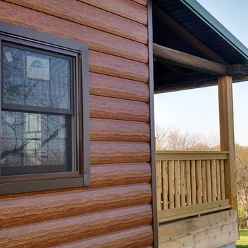 Custom Country Style Steel Log Siding in Chillicothe, MO