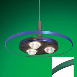 Nora Lighting NCE-830LGR3BN Pendants Saria 3W LED Pendant In Brushed Nickel - Pendant Lighting