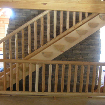 Log Railing
